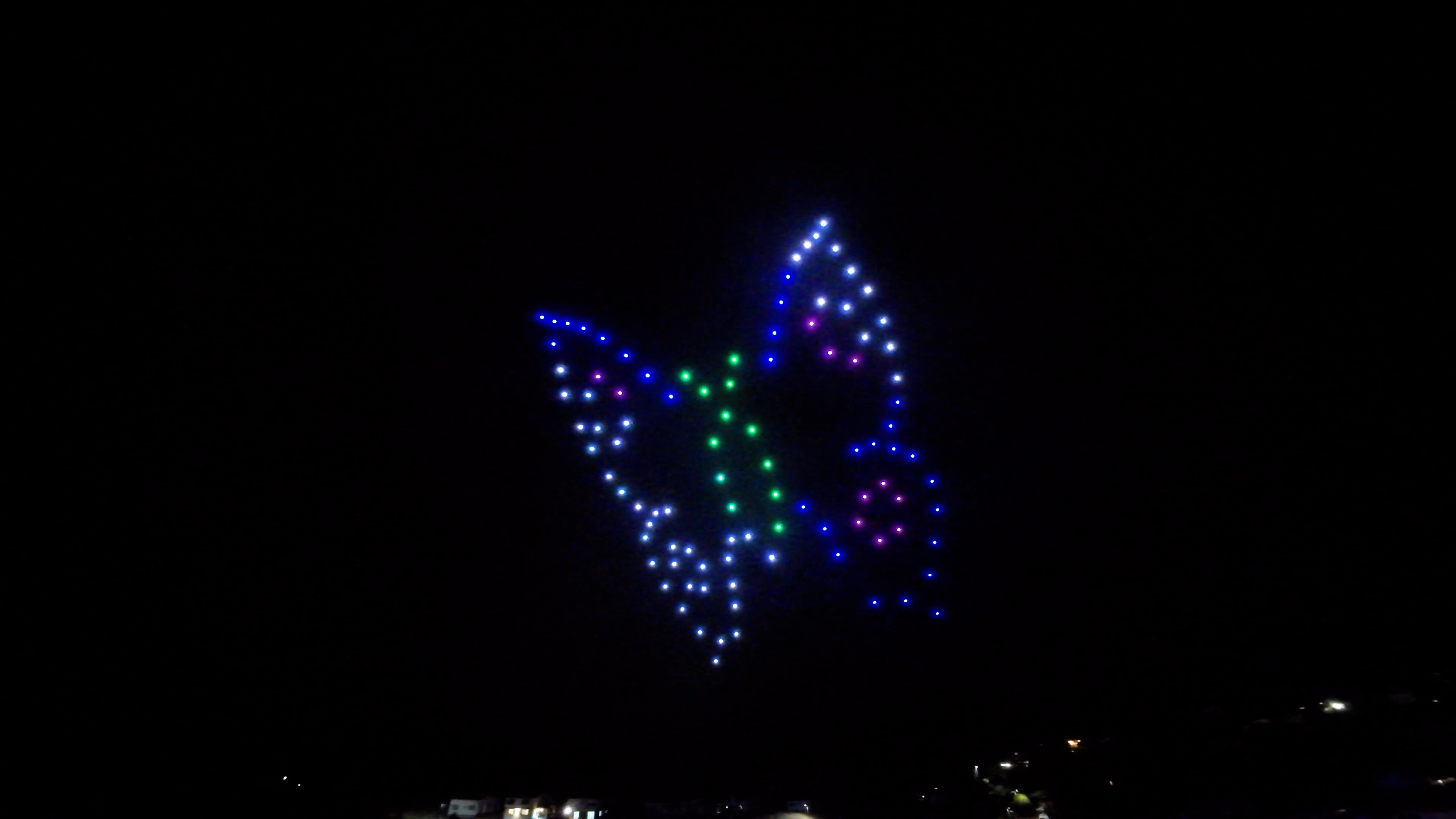 Alien Drone Show - Butterfly effect